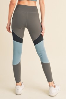 Women's Color Block Detail Activewear Leggings style 3
