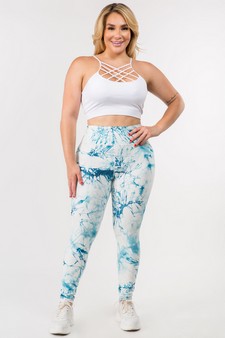 Women's Buttery Soft Tie Dye Activewear Leggings style 4