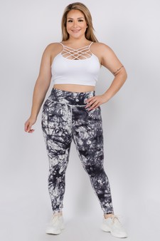 Women's Buttery Soft Tie Dye Activewear Leggings style 4