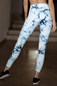 Women's Buttery Soft Tie Dye Activewear Leggings (Medium only) style 2