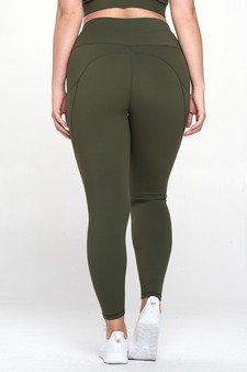 Women's Buttery Soft Activewear Leggings with Pockets style 3