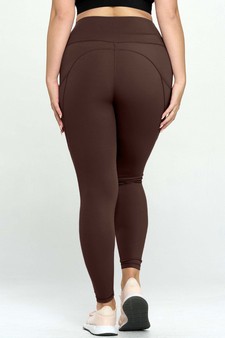 Women's Buttery Soft Activewear Leggings with Pocket style 2