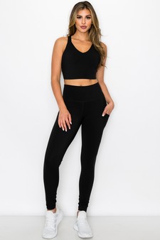 ETA 02/17/25 - Women's Buttery Soft Activewear Leggings with Pockets (Small only) style 4