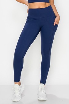 Women's Buttery Soft Activewear Leggings with Pockets (Small only) style 2