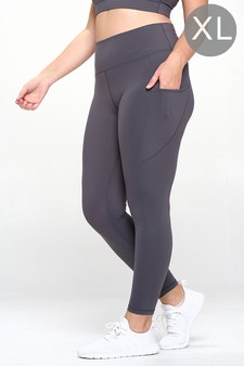 Women's Buttery Soft Activewear Leggings with Pockets (XL only)