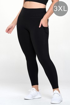Women's Buttery Soft Activewear Leggings with Pockets (XXXL only)