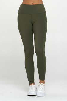 Women's Buttery Soft Activewear Leggings with Pockets style 2