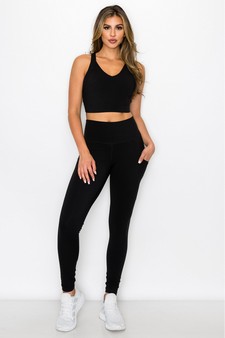 Women's Buttery Soft Activewear Leggings with Pockets style 4