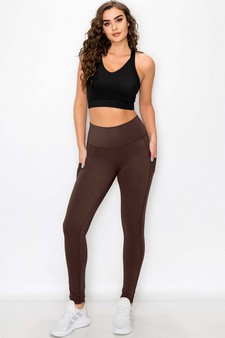 Women's Buttery Soft Activewear Leggings with Pockets style 3