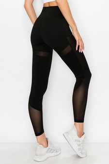 Women’s Contour Mesh Active Leggings style 3