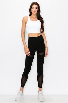 Women’s Contour Mesh Active Leggings style 4