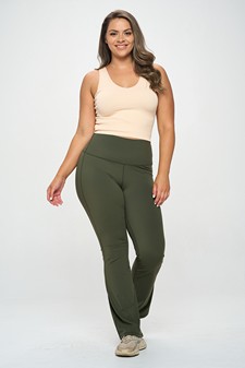 Women's Yoga Flare High Waisted Buttery Soft Pants style 5