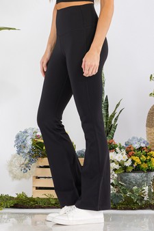 Women's Yoga Flare High Waisted Buttery Soft Pants (Large only) style 2