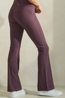 Women's Ribbed Flare Yoga Pants style 3