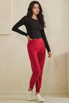 Women's Buttery Soft Solid Joggers style 5