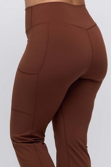 Women's Buttery Soft High-Waisted Straight Leg Active Pants with Side Pockets style 4