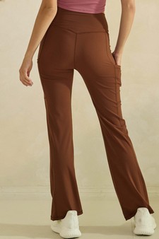 Women's Buttery Soft High-Waisted Straight Leg Active Pants with Side Pockets style 2