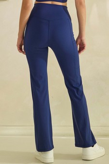 Women's Buttery Soft High-Waisted Straight Leg Active Pants with Side Pockets style 2