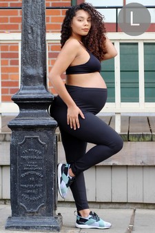 Women's Maternity Buttery Soft Activewear Leggings (Large only)