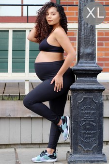 Women's Maternity Buttery Soft Activewear Leggings (XL only)