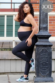 Women's Maternity Buttery Soft Activewear Leggings (XXL only)
