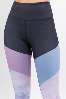 Women's Dreamy Nature Print Activewear Leggings style 5