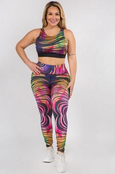 Women's In Motion Rainbow Activewear Leggings style 4