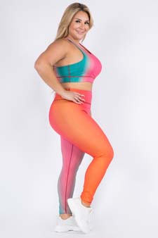 Women'sSunny Haze Tie Dye Activewear Set style 2