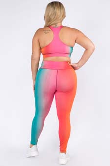 Women'sSunny Haze Tie Dye Activewear Set style 3