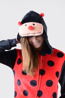 Plush Lady Bug Animal Onesie Pajama Costume style 5