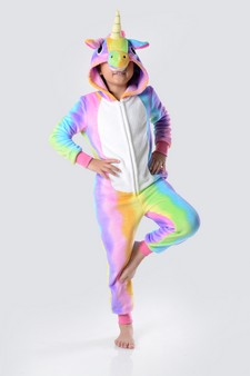 Kid's Rainbow Stripe Unicorn Onesie (6pcs Small only) style 4