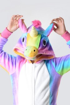 Kid's Rainbow Stripe Unicorn Onesie (6pcs Small only) style 8