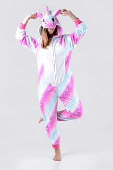 Plush Unicorn Multi Star Onesie style 2