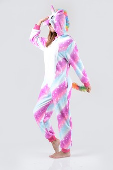 Plush Unicorn Multi Star Onesie style 6