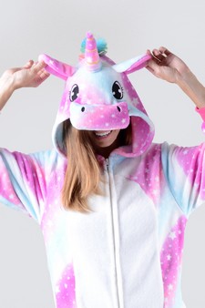 Plush Unicorn Multi Star Onesie style 8