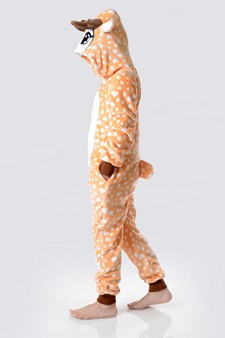 Kid's Spotted Heart Reindeer Animal Onesie style 3