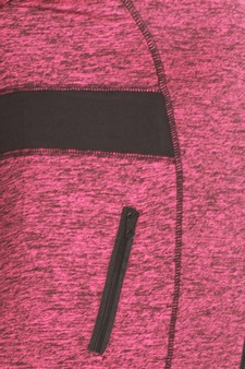 Women's Active Wear Zip Up Jacket With Hoodie style 5