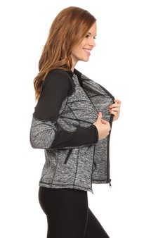 Women's Active Wear Zip Up Jacket style 3