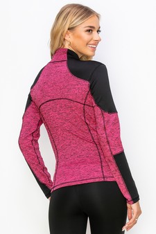 Women's Active Wear Zip Up Jacket style 3