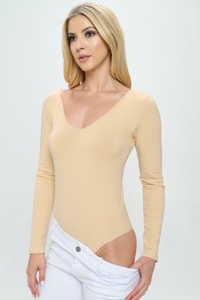Women’s Seamless Body Contour Long Sleeve Bodysuit