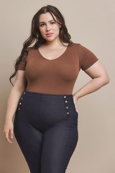 Reversible Seamless Short Sleeve Bodysuit style 4