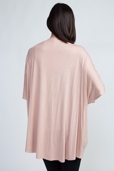Women's Short Sleeve Open Front Cardigan style 3