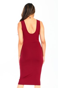 Scoop Neckline Body-Con Dress style 3