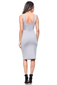 Scoop Neckline Body-Con Dress style 3