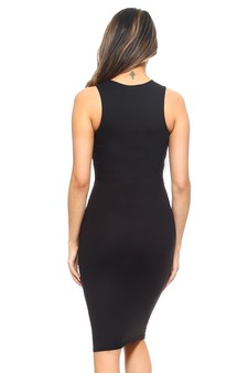 Women's Crew Neckline Body-Con Dress style 3