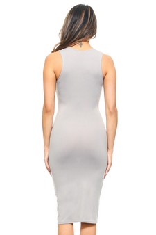 Women's Crew Neckline Body-Con Dress style 3