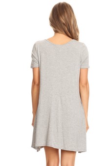 Crossed Strap Front Swing Dress style 4