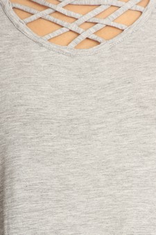 Crossed Strap Front Swing Dress style 5