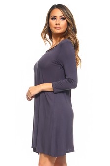 Crossed Strap Front Swing Dress style 2