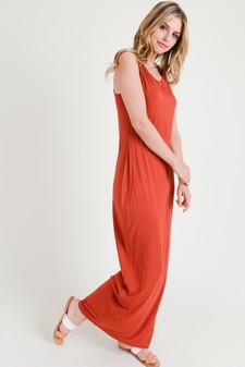 Women's Sleeveless Maxi Dress style 2